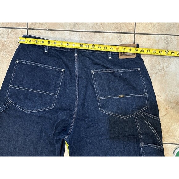 VINTAGE Y2K POLO JEANS COMPANY BAGGY DENIM CARPENTER SHORTS 38 GRUNGE SKATER - Picture 7 of 7